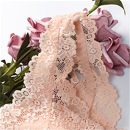 Lace Front Buckle Zip Bra